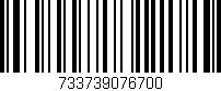 Código de barras (EAN, GTIN, SKU, ISBN): '733739076700'