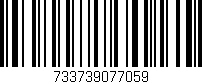 Código de barras (EAN, GTIN, SKU, ISBN): '733739077059'