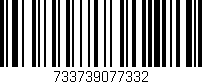 Código de barras (EAN, GTIN, SKU, ISBN): '733739077332'