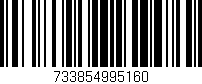 Código de barras (EAN, GTIN, SKU, ISBN): '733854995160'