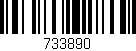Código de barras (EAN, GTIN, SKU, ISBN): '733890'