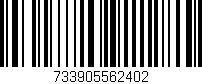 Código de barras (EAN, GTIN, SKU, ISBN): '733905562402'