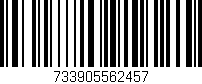 Código de barras (EAN, GTIN, SKU, ISBN): '733905562457'