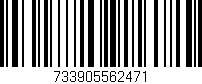 Código de barras (EAN, GTIN, SKU, ISBN): '733905562471'