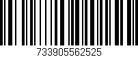 Código de barras (EAN, GTIN, SKU, ISBN): '733905562525'
