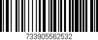 Código de barras (EAN, GTIN, SKU, ISBN): '733905562532'