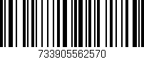 Código de barras (EAN, GTIN, SKU, ISBN): '733905562570'