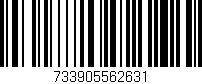 Código de barras (EAN, GTIN, SKU, ISBN): '733905562631'
