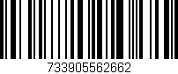 Código de barras (EAN, GTIN, SKU, ISBN): '733905562662'