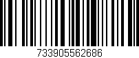 Código de barras (EAN, GTIN, SKU, ISBN): '733905562686'