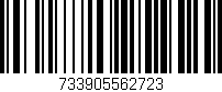 Código de barras (EAN, GTIN, SKU, ISBN): '733905562723'