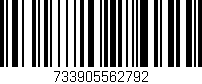 Código de barras (EAN, GTIN, SKU, ISBN): '733905562792'