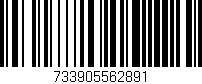 Código de barras (EAN, GTIN, SKU, ISBN): '733905562891'