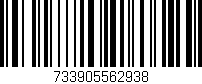Código de barras (EAN, GTIN, SKU, ISBN): '733905562938'