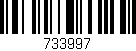 Código de barras (EAN, GTIN, SKU, ISBN): '733997'