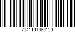 Código de barras (EAN, GTIN, SKU, ISBN): '7341181363120'