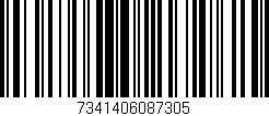 Código de barras (EAN, GTIN, SKU, ISBN): '7341406087305'
