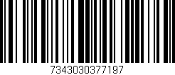 Código de barras (EAN, GTIN, SKU, ISBN): '7343030377197'