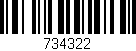 Código de barras (EAN, GTIN, SKU, ISBN): '734322'