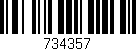 Código de barras (EAN, GTIN, SKU, ISBN): '734357'