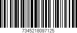 Código de barras (EAN, GTIN, SKU, ISBN): '7345218097125'