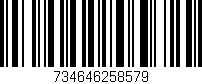 Código de barras (EAN, GTIN, SKU, ISBN): '734646258579'