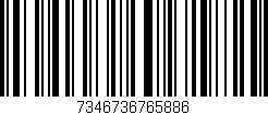 Código de barras (EAN, GTIN, SKU, ISBN): '7346736765886'