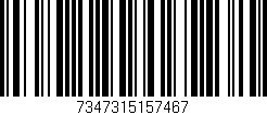 Código de barras (EAN, GTIN, SKU, ISBN): '7347315157467'