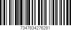 Código de barras (EAN, GTIN, SKU, ISBN): '7347834276281'