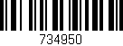 Código de barras (EAN, GTIN, SKU, ISBN): '734950'