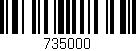 Código de barras (EAN, GTIN, SKU, ISBN): '735000'