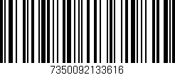 Código de barras (EAN, GTIN, SKU, ISBN): '7350092133616'