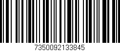 Código de barras (EAN, GTIN, SKU, ISBN): '7350092133845'