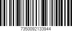 Código de barras (EAN, GTIN, SKU, ISBN): '7350092133944'