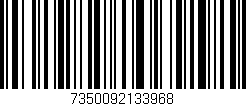 Código de barras (EAN, GTIN, SKU, ISBN): '7350092133968'