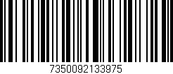 Código de barras (EAN, GTIN, SKU, ISBN): '7350092133975'