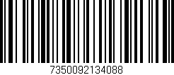 Código de barras (EAN, GTIN, SKU, ISBN): '7350092134088'