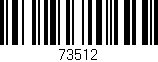 Código de barras (EAN, GTIN, SKU, ISBN): '73512'
