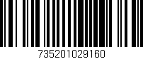 Código de barras (EAN, GTIN, SKU, ISBN): '735201029160'
