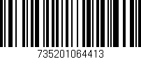 Código de barras (EAN, GTIN, SKU, ISBN): '735201064413'