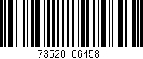 Código de barras (EAN, GTIN, SKU, ISBN): '735201064581'