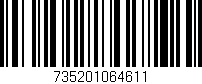 Código de barras (EAN, GTIN, SKU, ISBN): '735201064611'