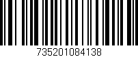 Código de barras (EAN, GTIN, SKU, ISBN): '735201084138'