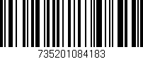 Código de barras (EAN, GTIN, SKU, ISBN): '735201084183'