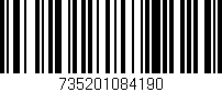 Código de barras (EAN, GTIN, SKU, ISBN): '735201084190'