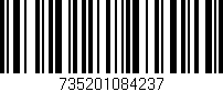 Código de barras (EAN, GTIN, SKU, ISBN): '735201084237'