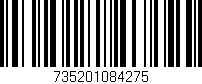 Código de barras (EAN, GTIN, SKU, ISBN): '735201084275'
