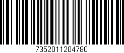 Código de barras (EAN, GTIN, SKU, ISBN): '7352011204780'