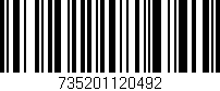 Código de barras (EAN, GTIN, SKU, ISBN): '735201120492'