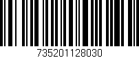 Código de barras (EAN, GTIN, SKU, ISBN): '735201128030'